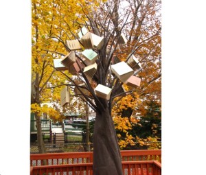 hawn library book tree